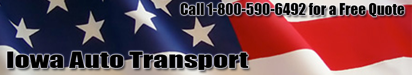 Iowa to California Auto Shipping Logo
