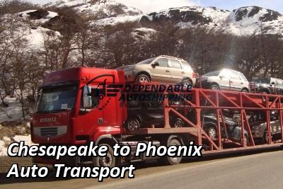 Chesapeake to Phoenix Auto Transport
